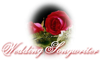 Wedding Songwriter logo - wedding songs, wedding songwriters, wedding singers, professional songwriters, songs for weddings, custom songs